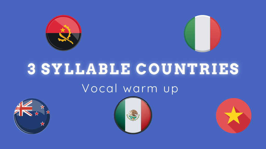New Children’s Choir Warm Up – Countries around the&nbsp;world